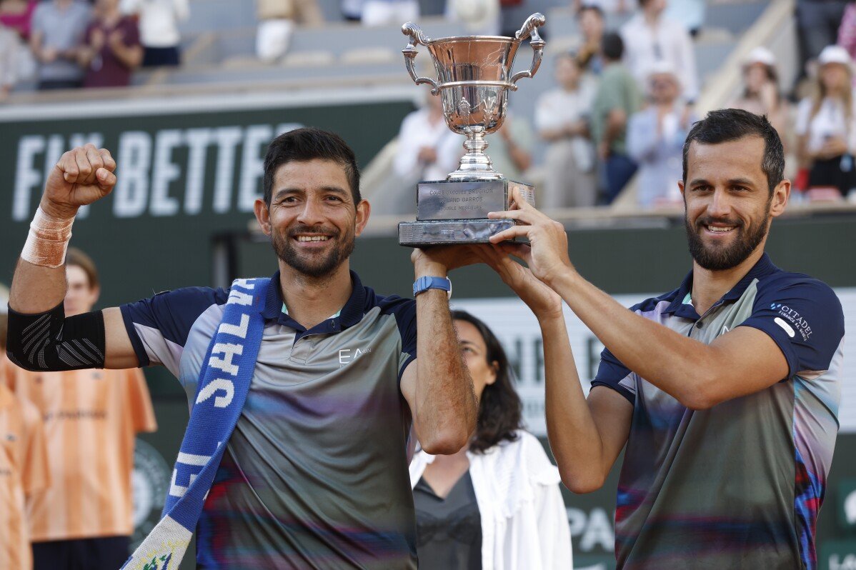 Arevalo e Pavic batem Bolelli e Vavassori para ganhar o título de duplas masculinas de Roland Garros